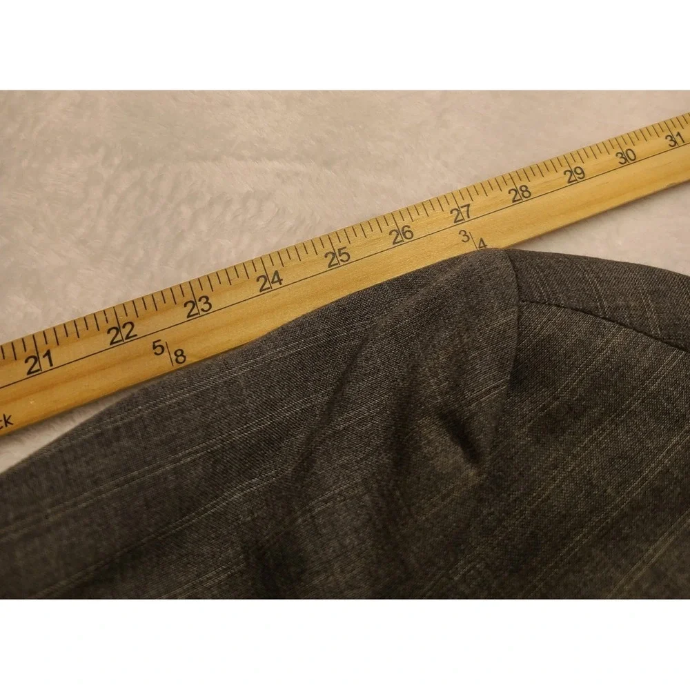 Mens‎ Charcoal Grey Pinstripe 2 Piece Suit Blazer and Pleated Trousers Set